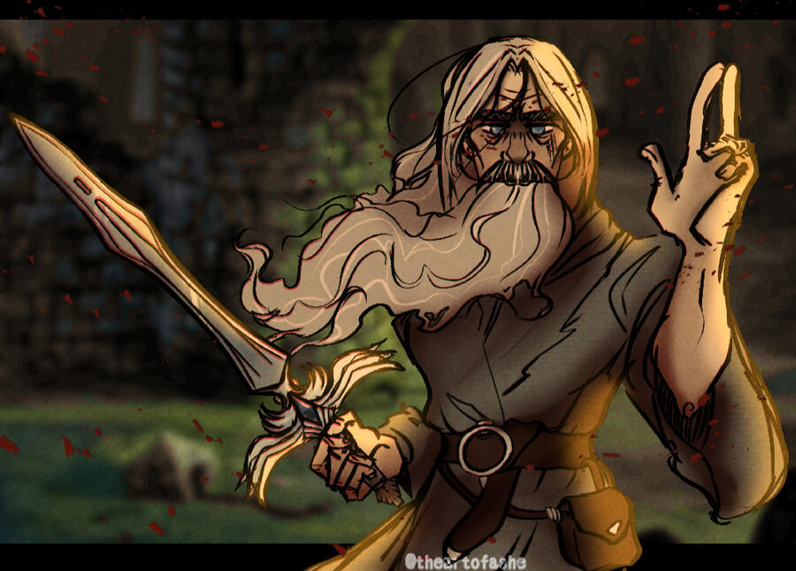 In his Final Moments