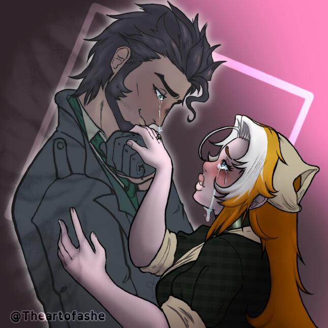 Two characters from Blackwell